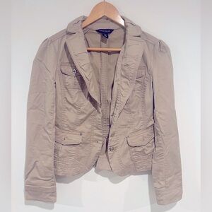 White House Black Market Women's Tan Blazer